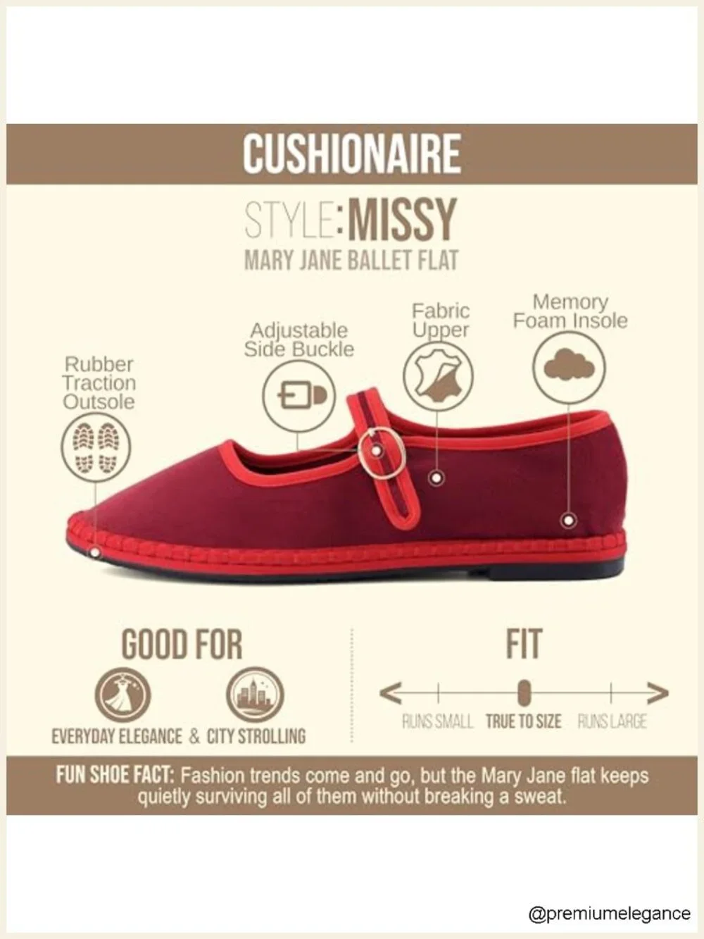 Breathable Mesh Mary Jane Ballet Flats with Adjustable Buckle and Memory Foam